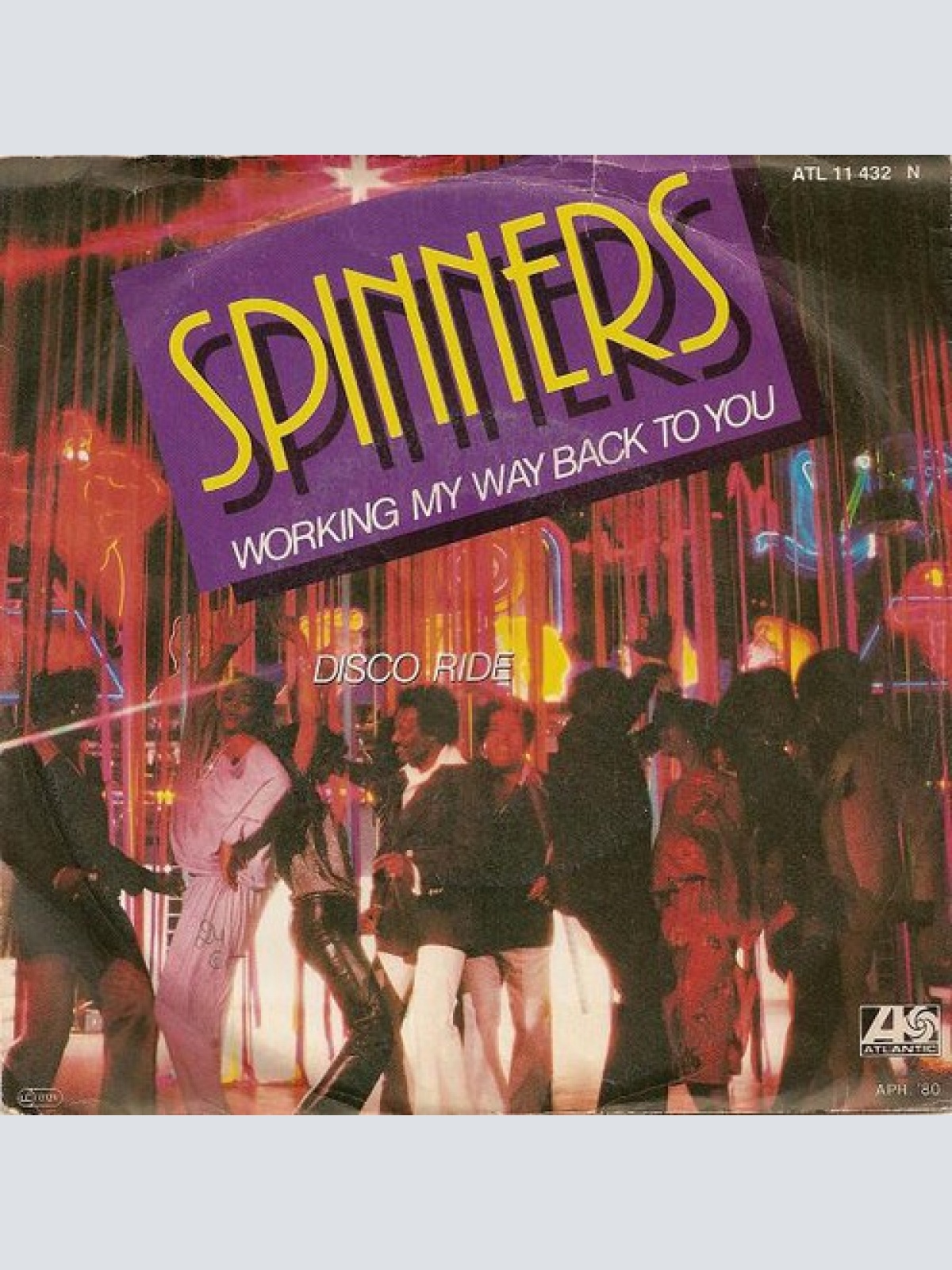 7", Single Spinners - Working My Way Back To You / Disco Ride