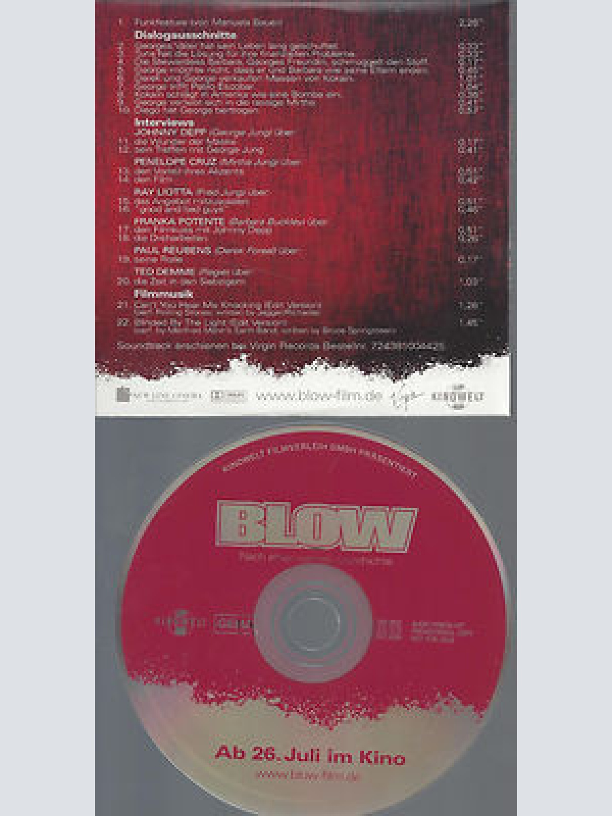 CD--PROMO--BLOW--THE ROLLING STONES--MANFRED MANN'S EARTH BAND