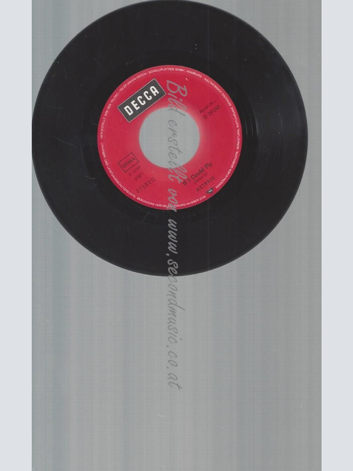 7" ASTERIX IF I COULD FLY