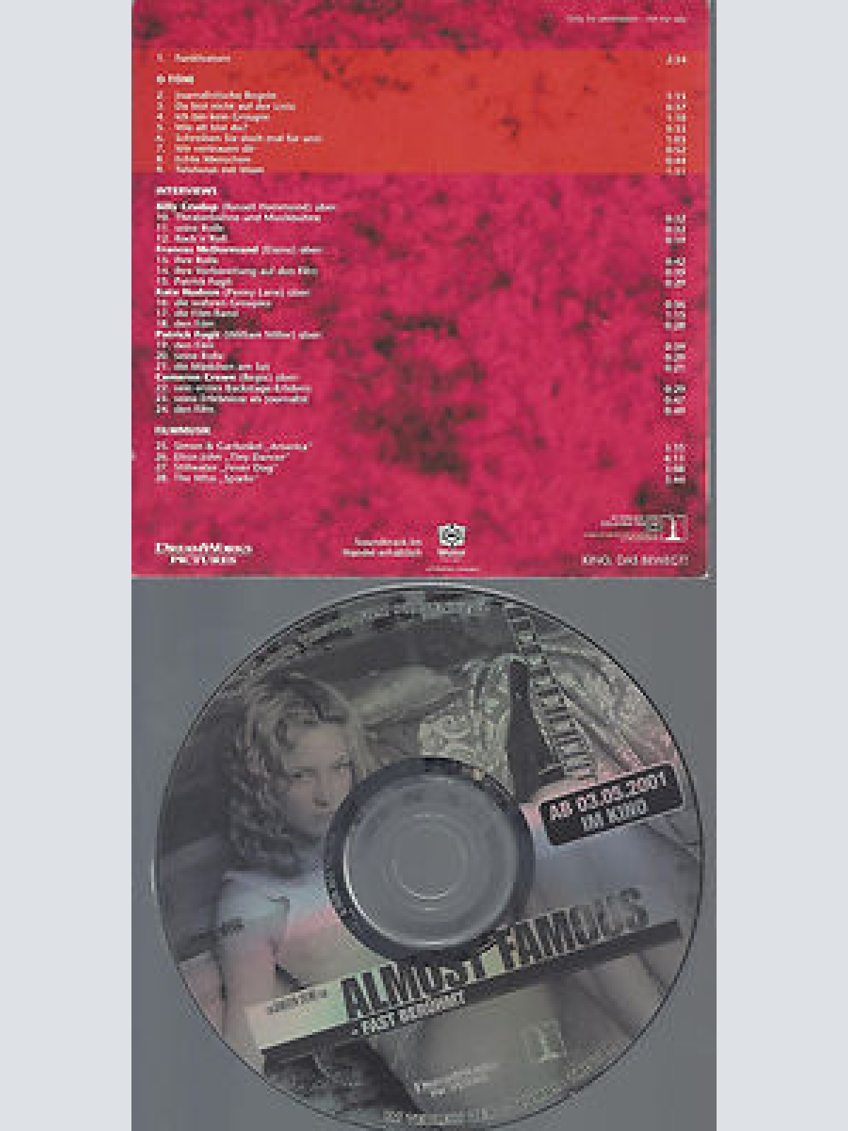 CD--PROMO--APK-ALMOST FAMOUS--SIMON GARFUNKEL-ELTON JOHN-THE WHO--STILLWATER