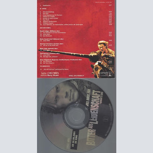 CD--PROMO--APK-RITTER AUS LEIDENSCHAFT--QUEEN --WE WILL ROCK YOU