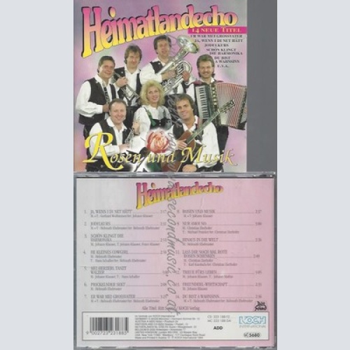 CD--HEIMATLANDECHO--ROSEN UND MUSIK