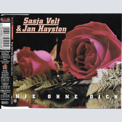 CD, Single, 1 T Sasja Velt & Jan Hayston - Nie Ohne Dich