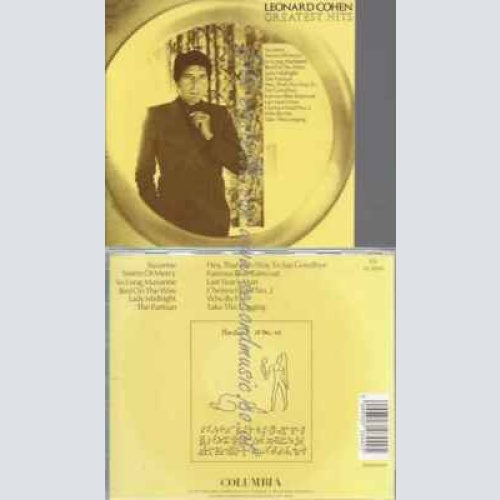 CD--COHEN,LEONARD | --GREATEST HITS