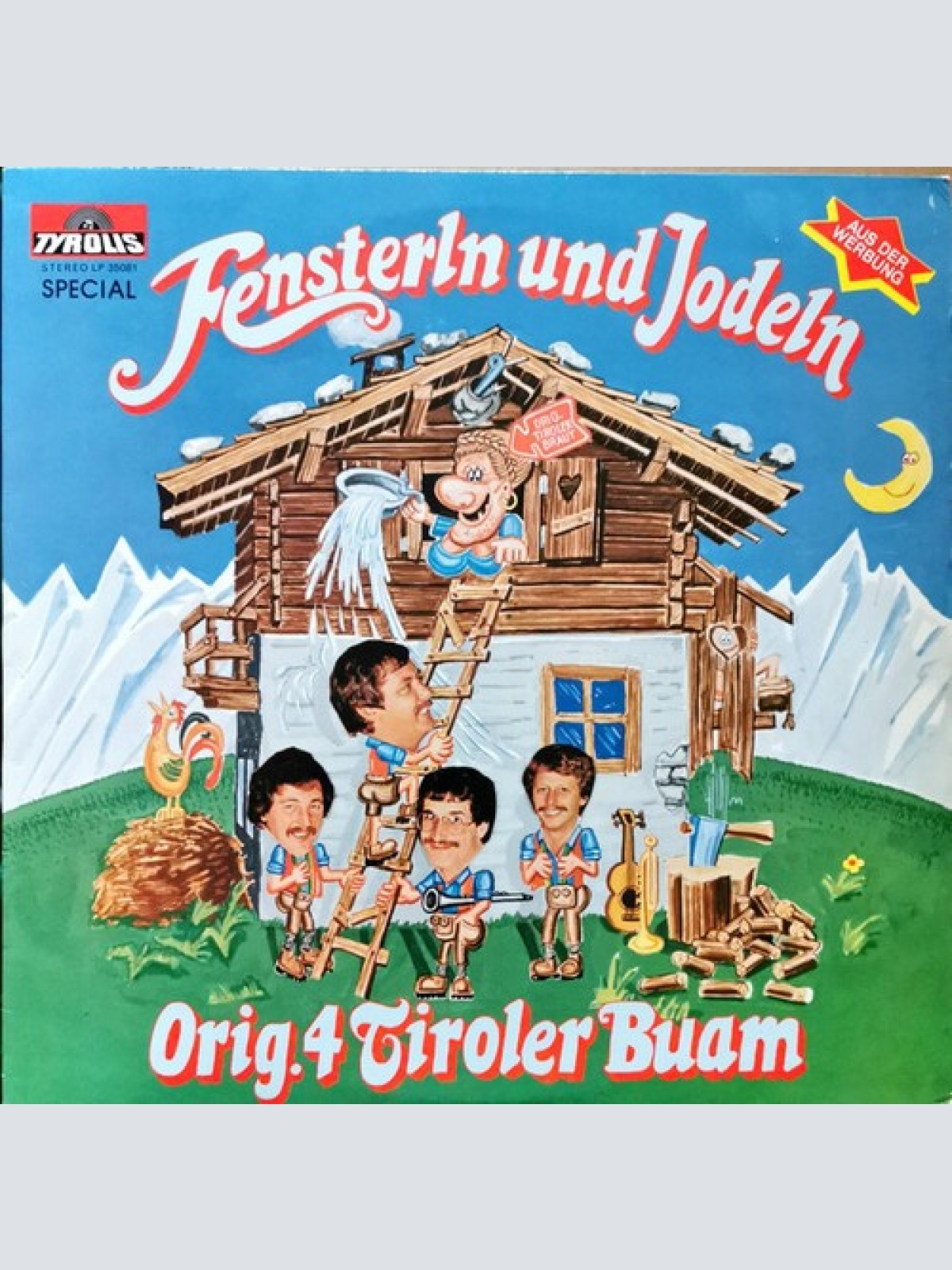 LP, Album Original 4 Tiroler Buam - Fensterln Und Jodeln
