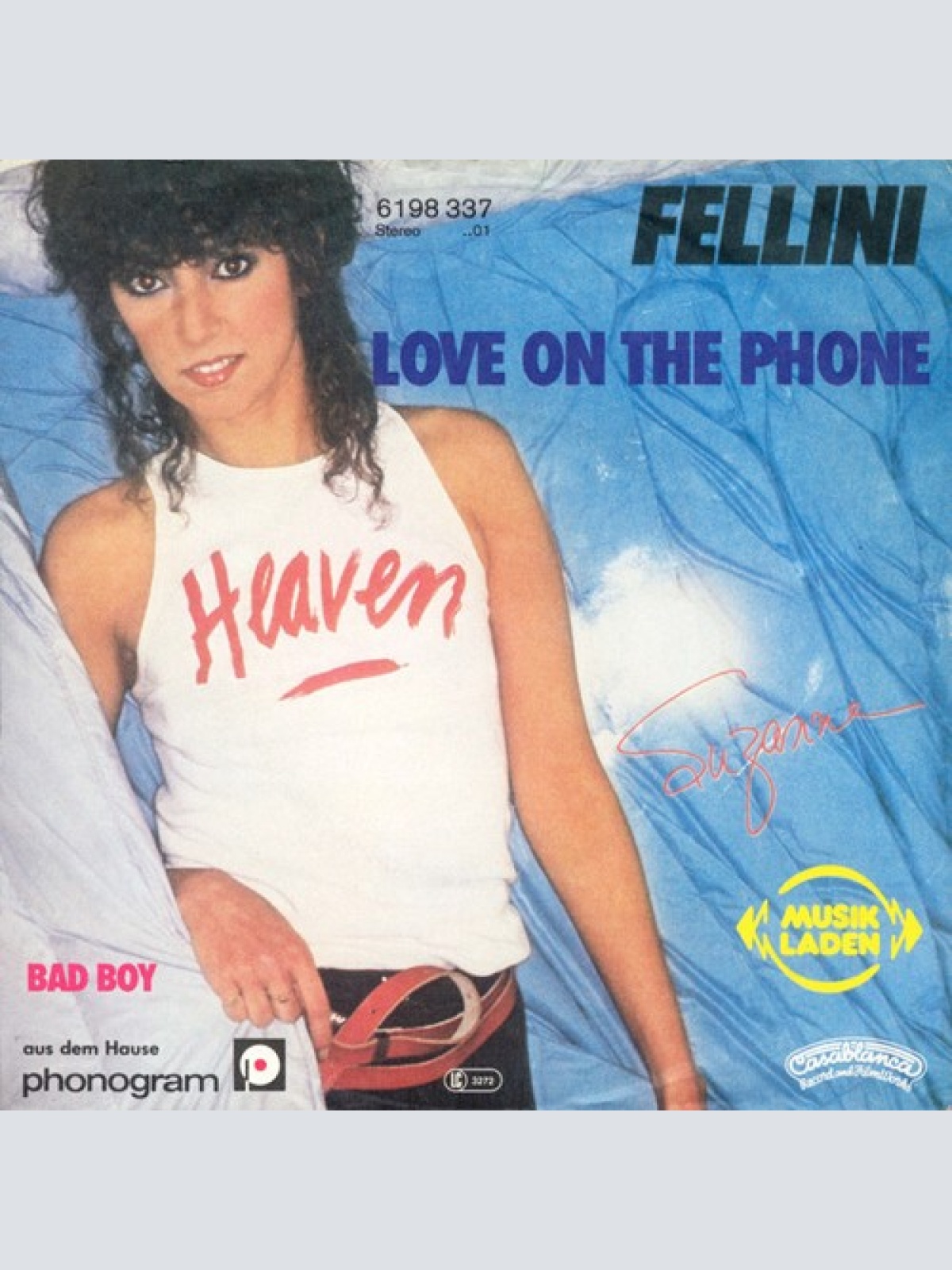 7", Single Suzanne Fellini - Love On The Phone