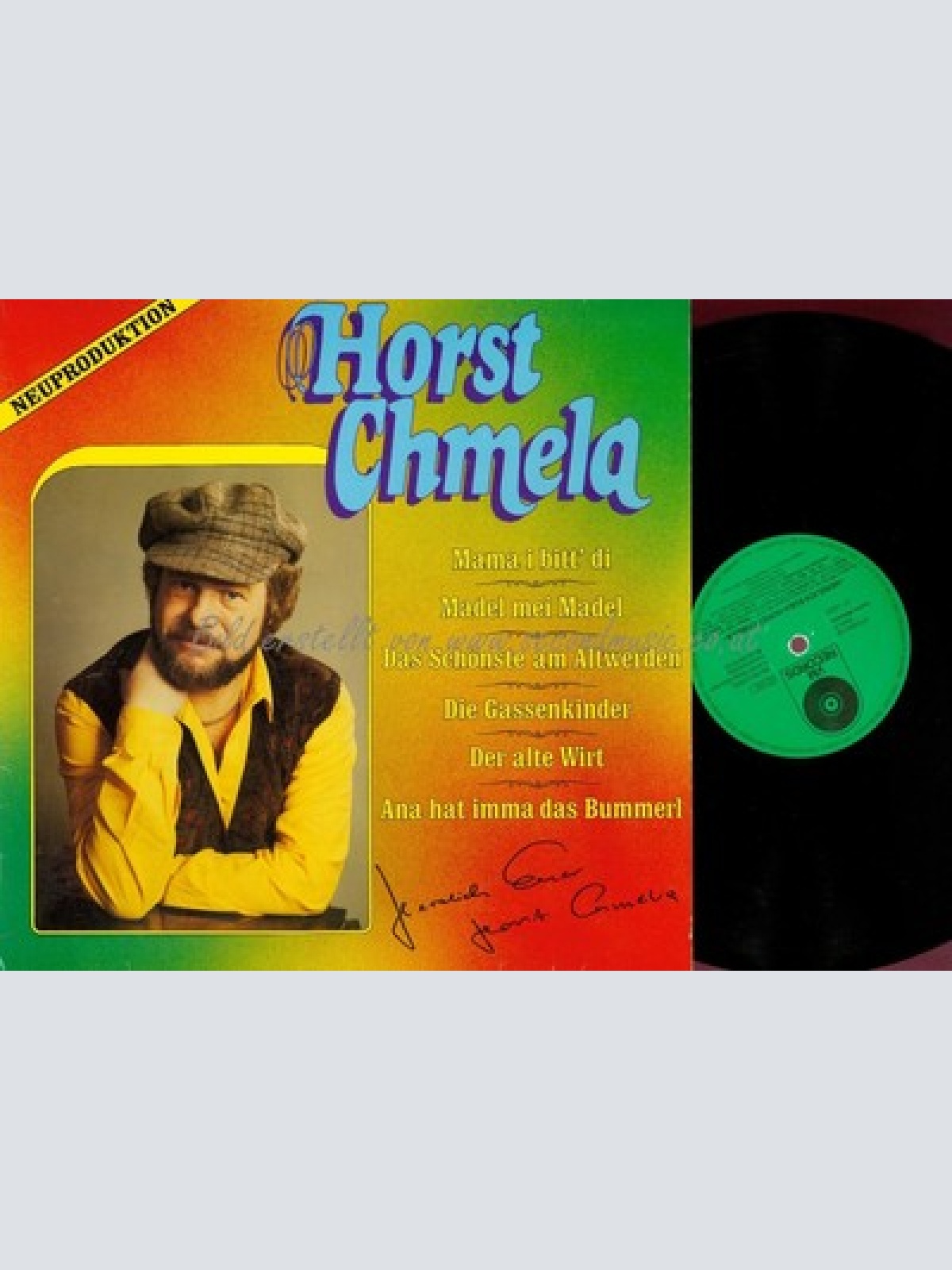 LP--HORST CHMELA--MAMA I BITT DI--