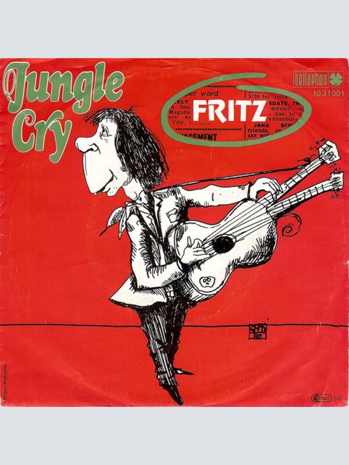 7", Single Fritz - Jungle Cry