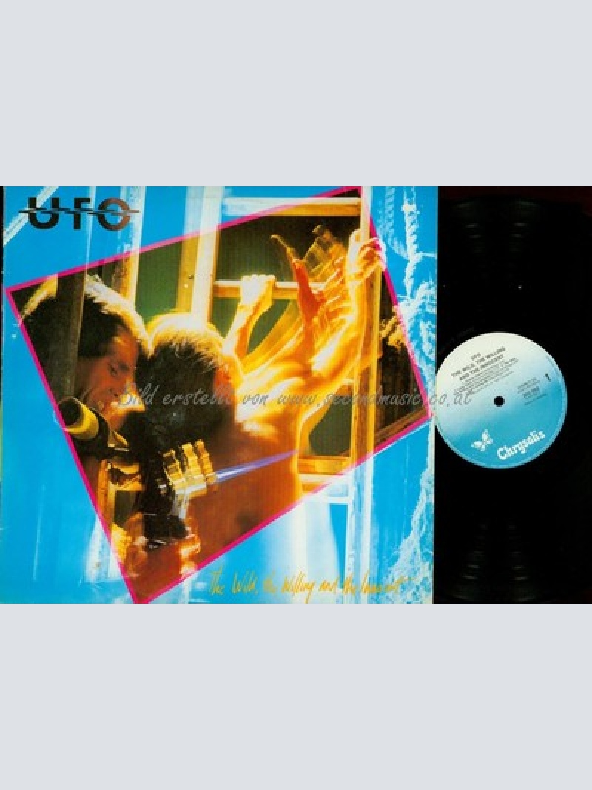 LP--UFO--THE WILD THE WILLING AND THE INNOCENT--MADE IN AUSTRIA !!!!