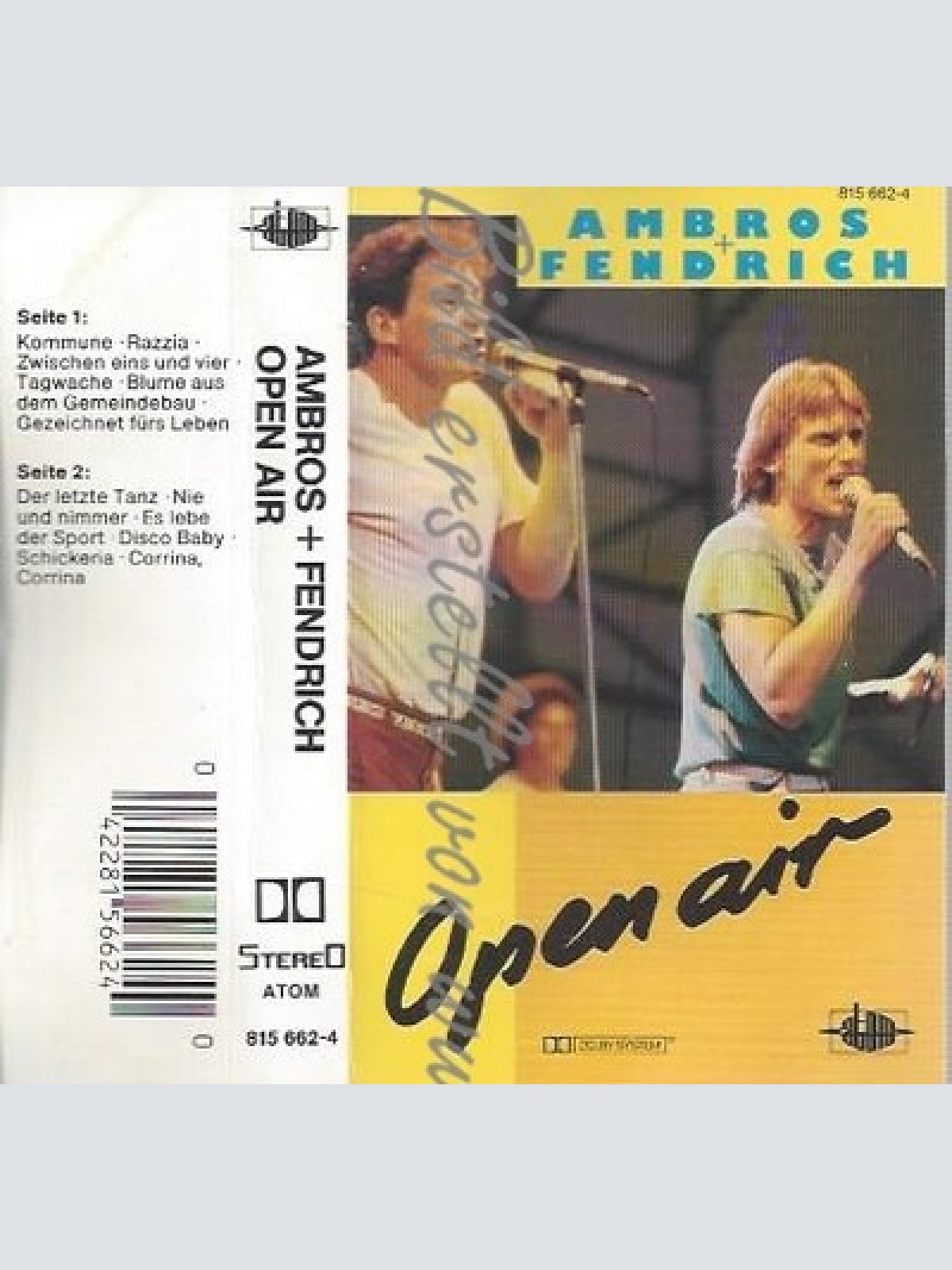 MC--WOLFGANG AMBROS & FENDRICH--OPEN AIR--ATOM CLUB