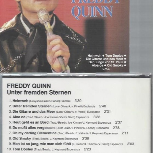 CD--FREDDY QUINN UNTER FREMDEN STERNEN