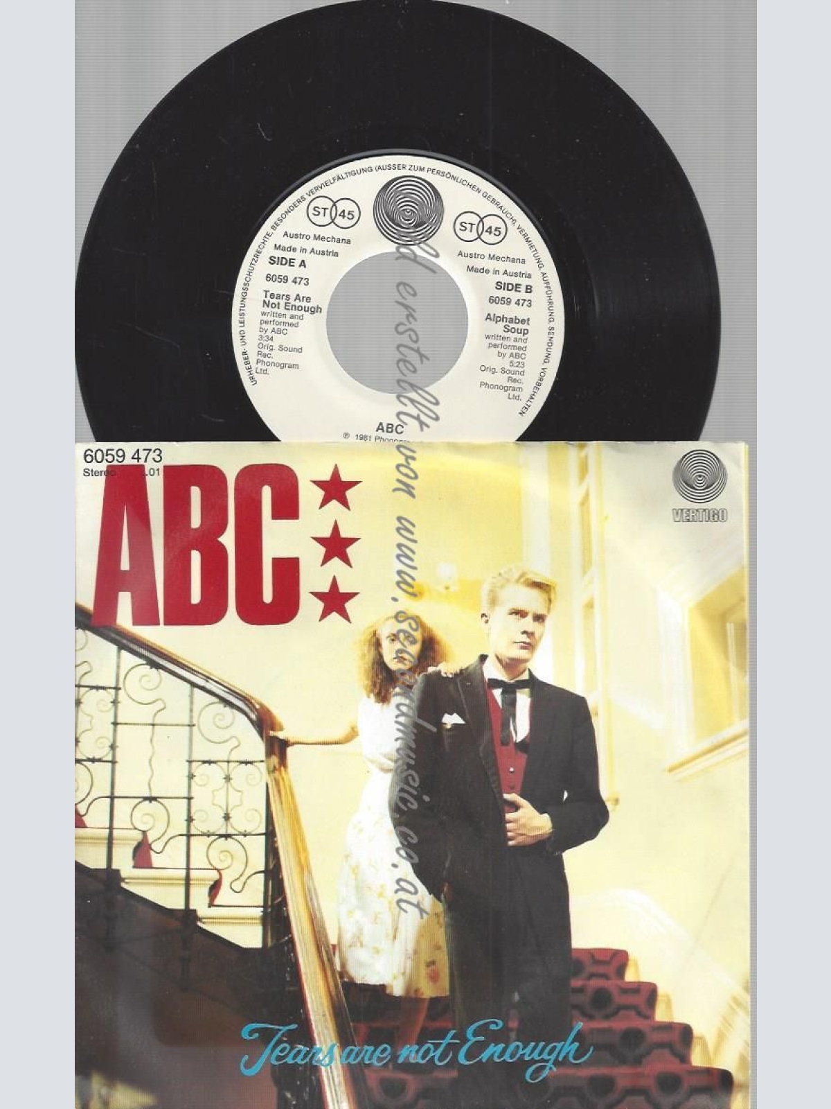 7"ABC TEARS ARE NOT ENOUGH // VERTIGO AUSTRO MECHANA