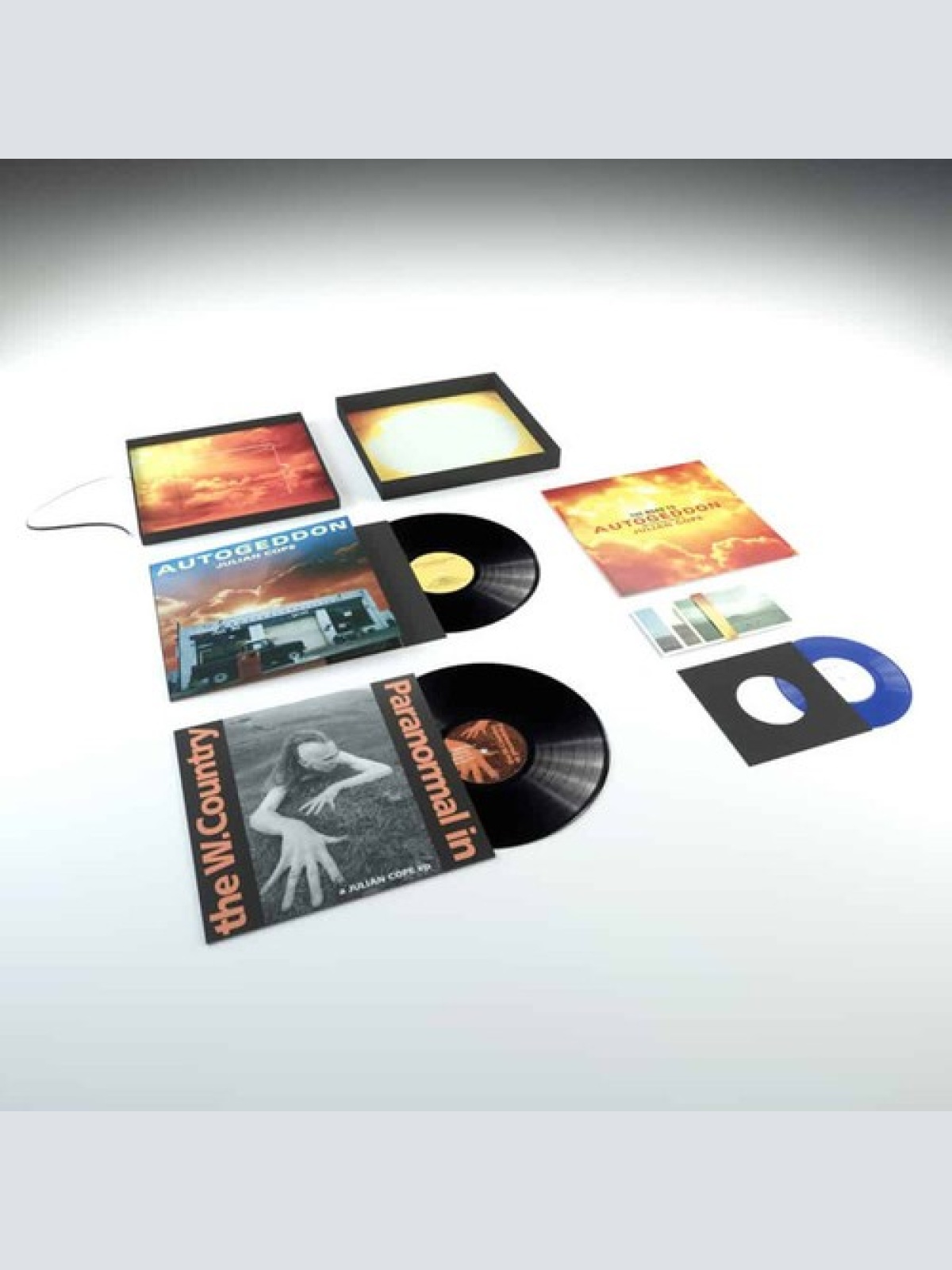 Box, Ltd, 25t + LP, Album, RM + 12", EP, RM + 7",  Julian Cope - Autogeddon