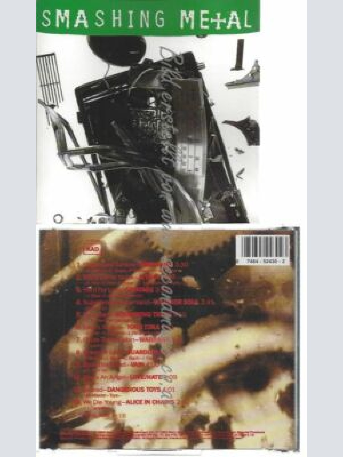 CD--VARIOUS--SMASHING METAL