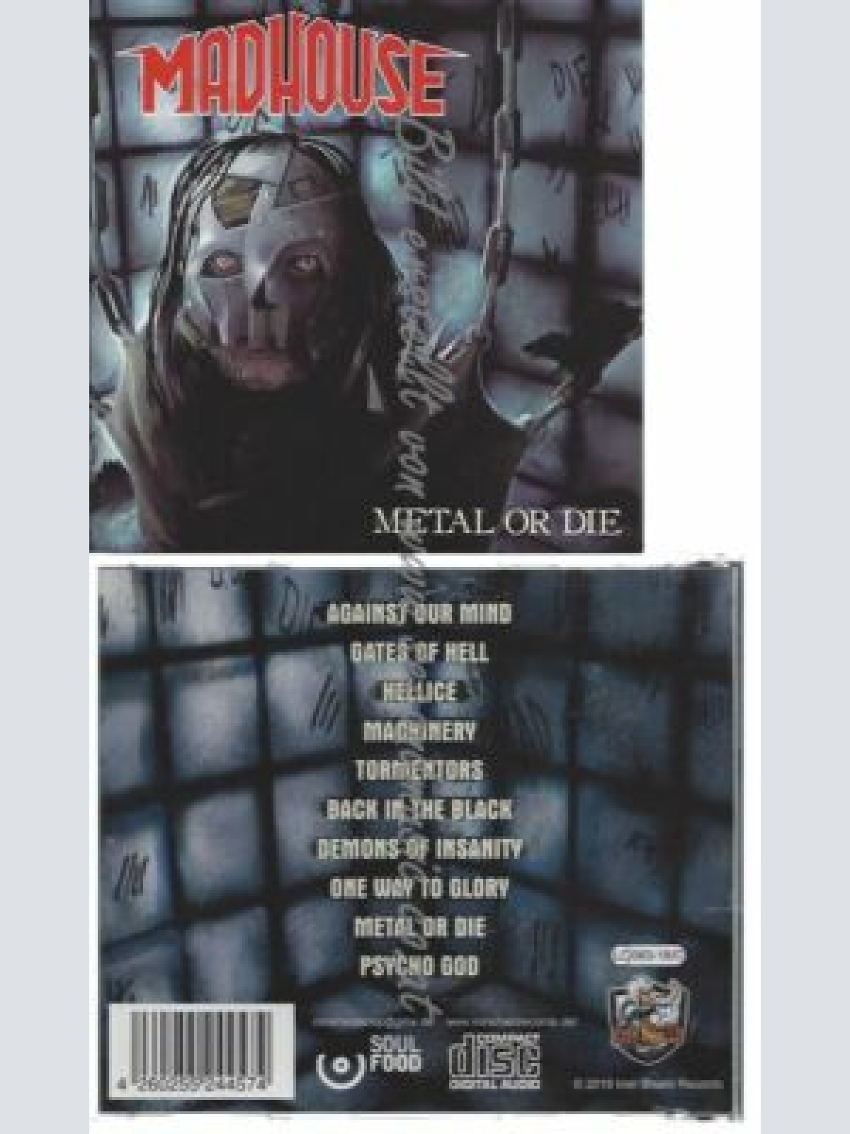 CD--MADHOUSE | --METAL OR DIE