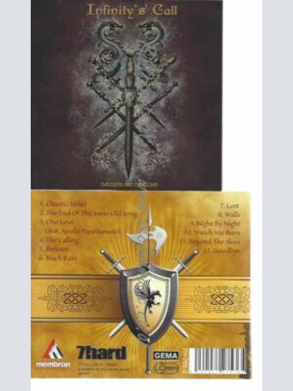 CD--INFINITY'S CALL | --DAGGERS AND DRAGONS