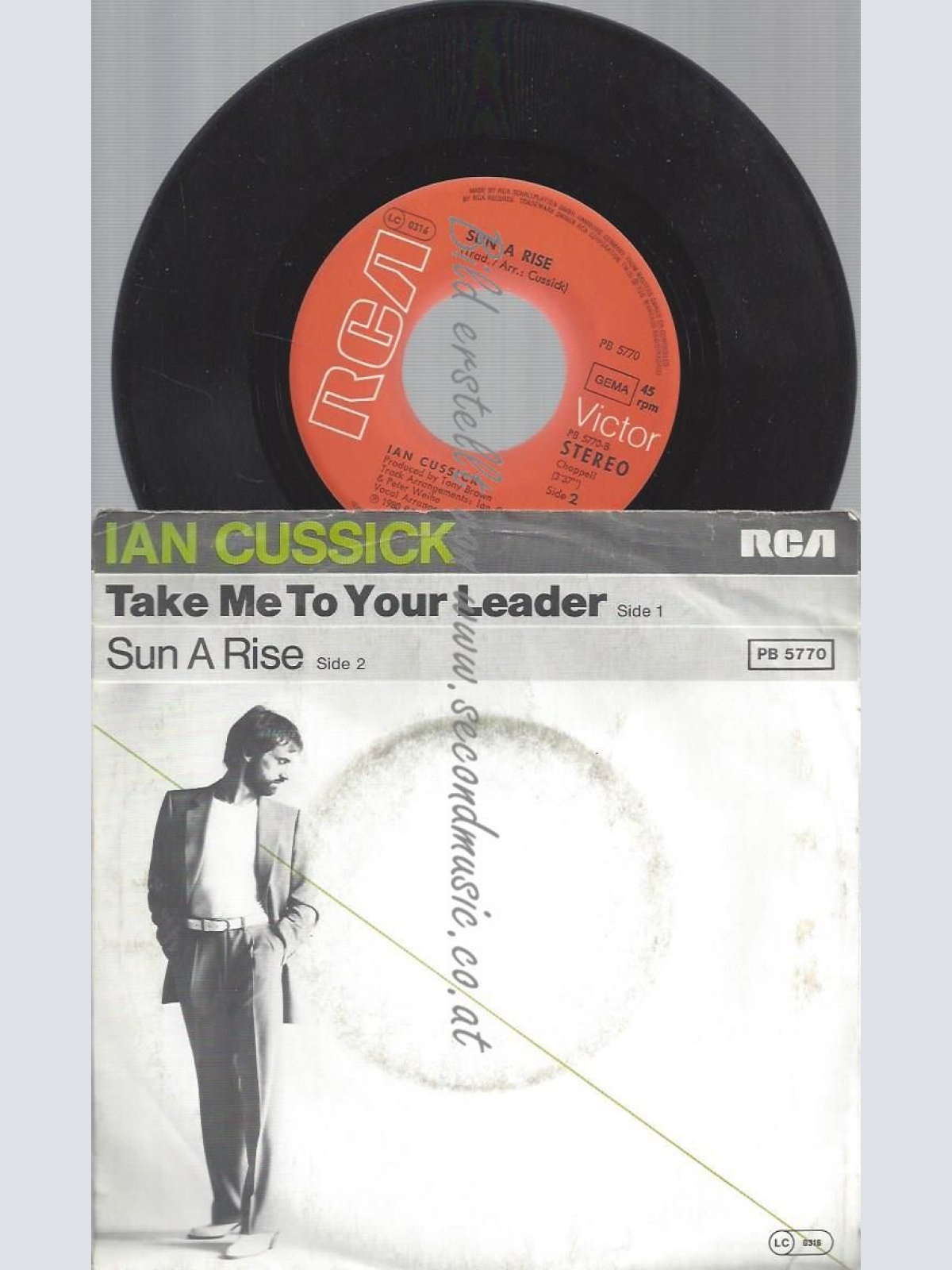 7" Ian Cussick – Take Me To Your Leader