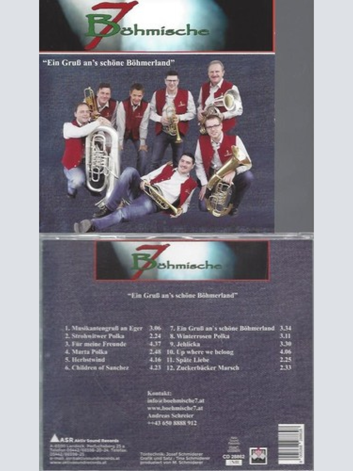 CD    Ein Gruß An's Schöne Böhmerland  Böhmische 7