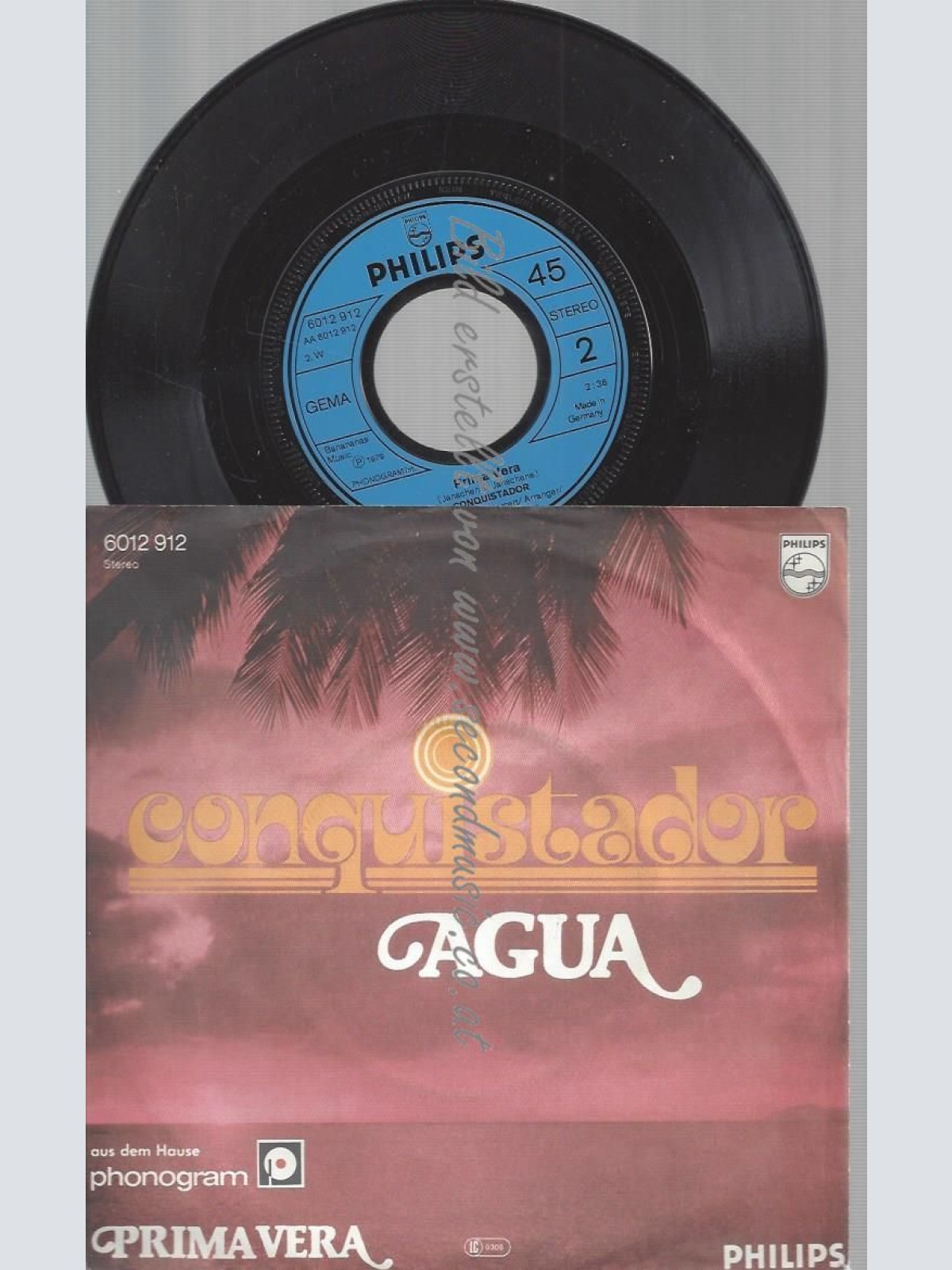 7" Conquistador  Agua