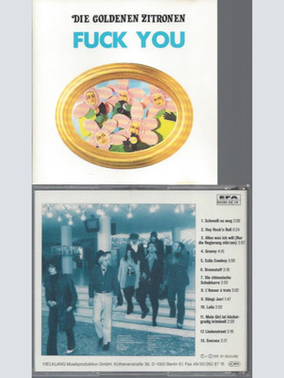 CD--DIE GOLDENEN ZITRONEN FUCK YOU 1990