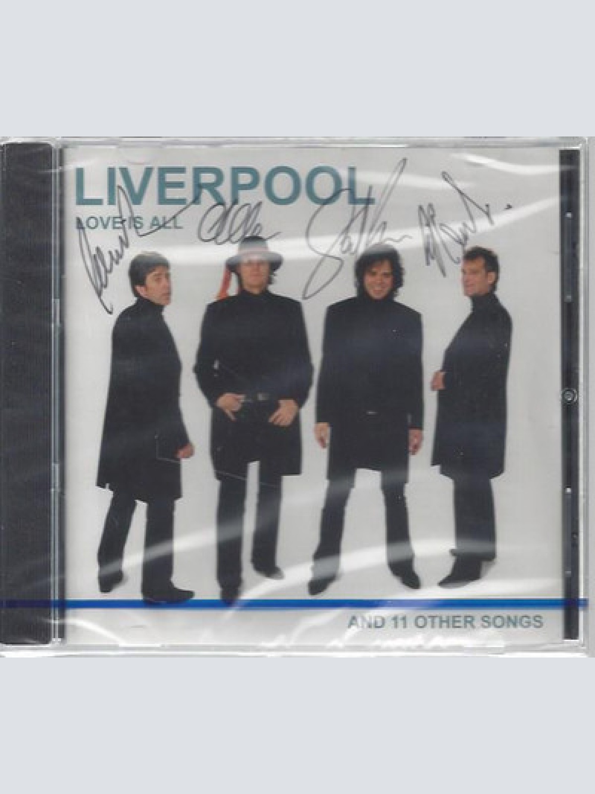 CD-LIVERPOOL--LOVE IS ALL--MIT AUTOGRAMMEN