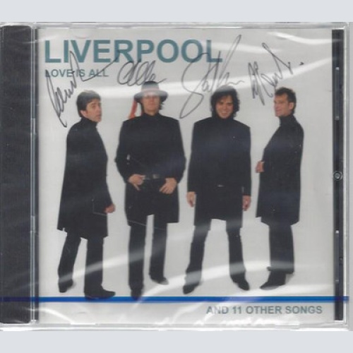 CD-LIVERPOOL--LOVE IS ALL--MIT AUTOGRAMMEN