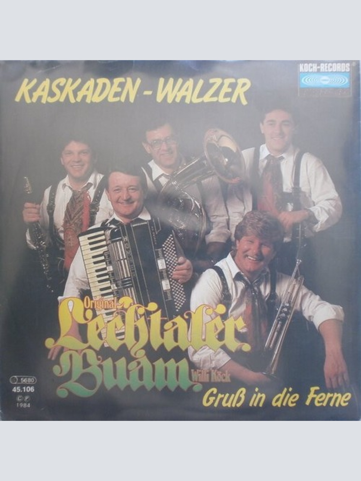 7", Single Original Lechtaler Buam - Kaskaden Walzer