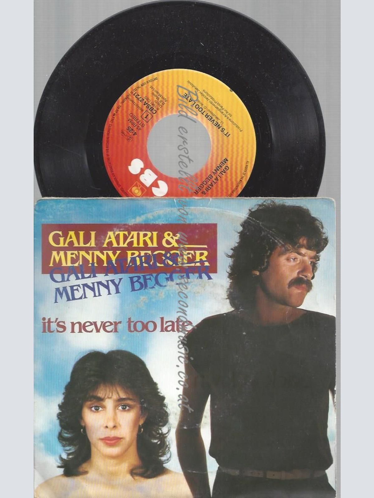 7" GALI ATARI & MENNY BEGGAR IT'S NEVER TOO LATE