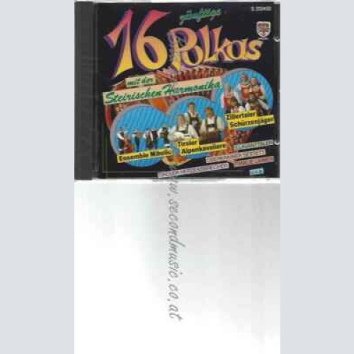 CD--VARIOUS | --16  ZÜNFTIGE POLKAS MIT STEIRISCHEN HARMONIKA