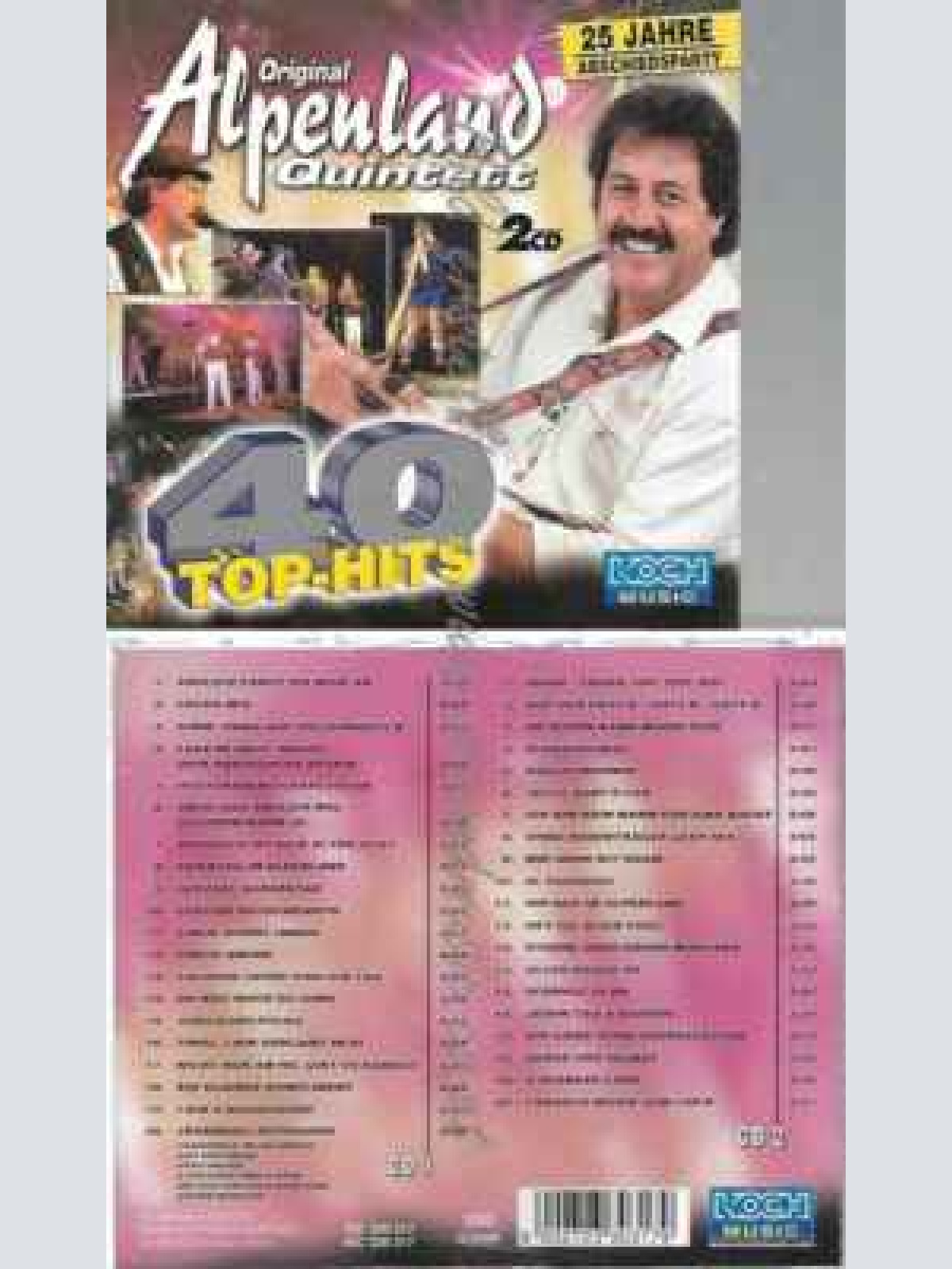 CD--ALPENLAND QUINTETT,ORIGINAL | --40  TOP HITS