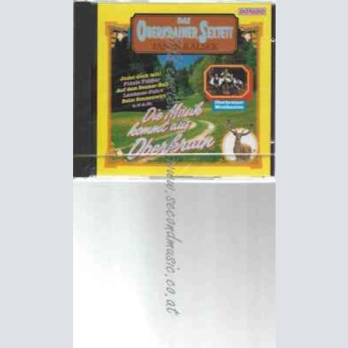 CD-- DAS OBERKRAINER SEXTETT Janes Kalsek - Die Musik kommt aus Oberkrain