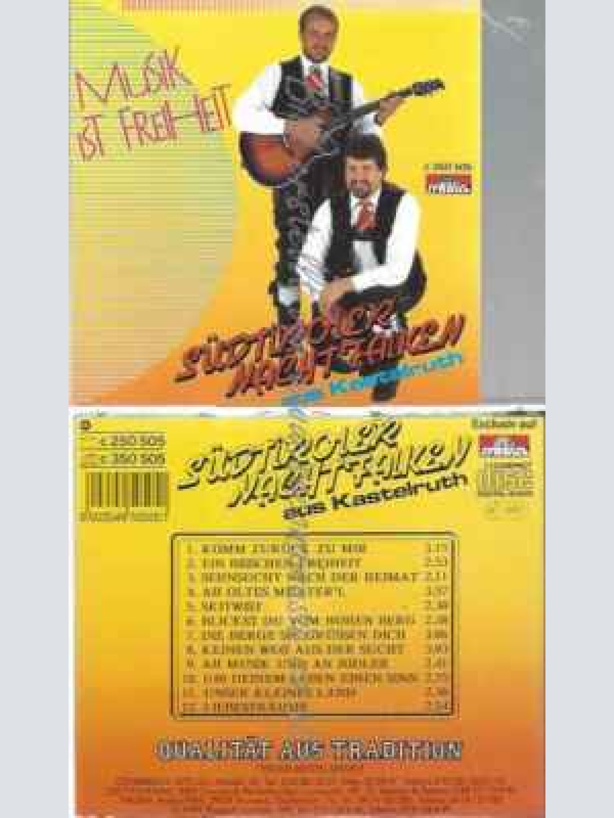 CD--SÜDTIROLER NACHTFALKEN | --MUSIK IST FREIHEIT