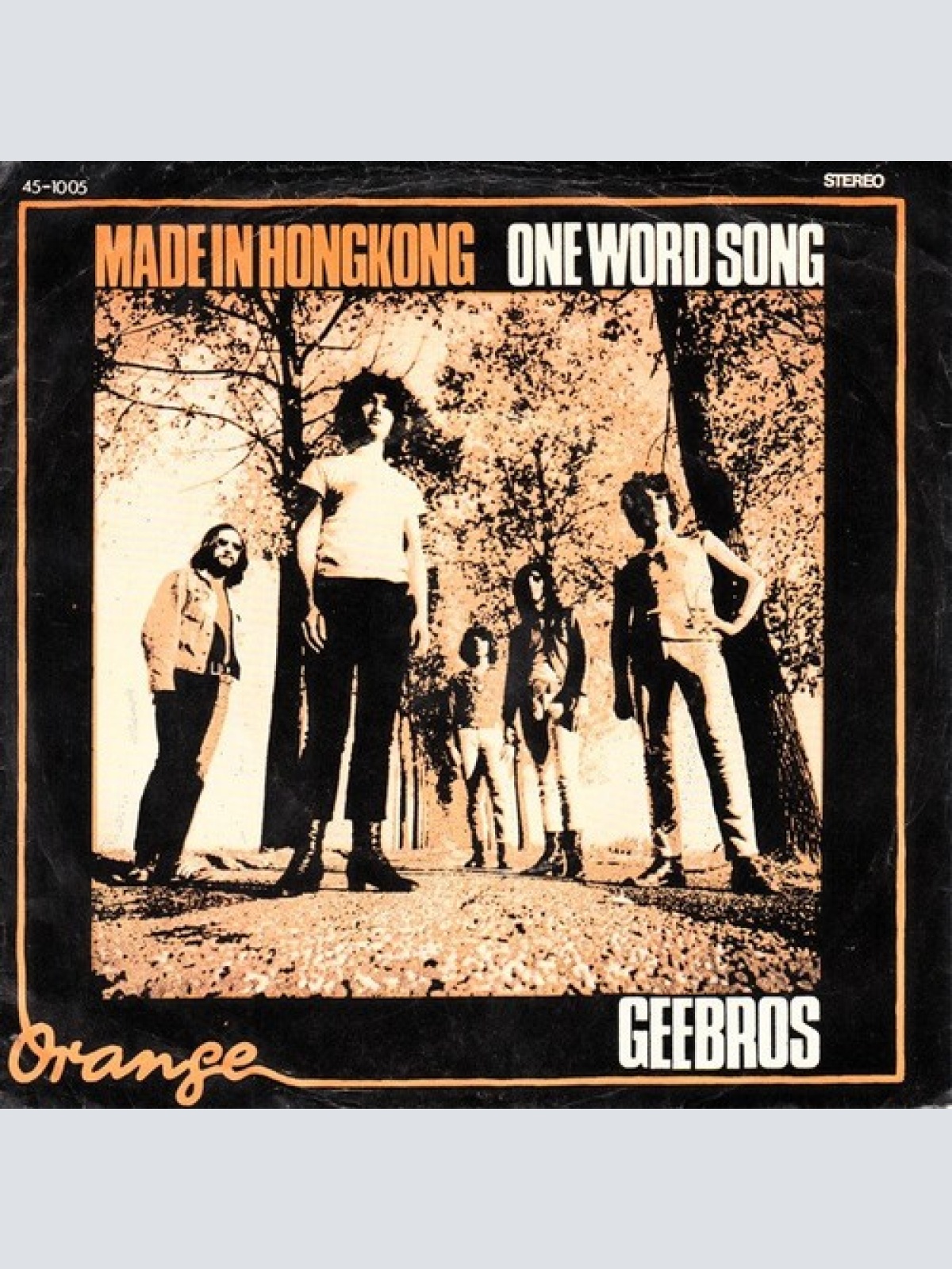 7", Single Geebros* - Made In Hong Kong