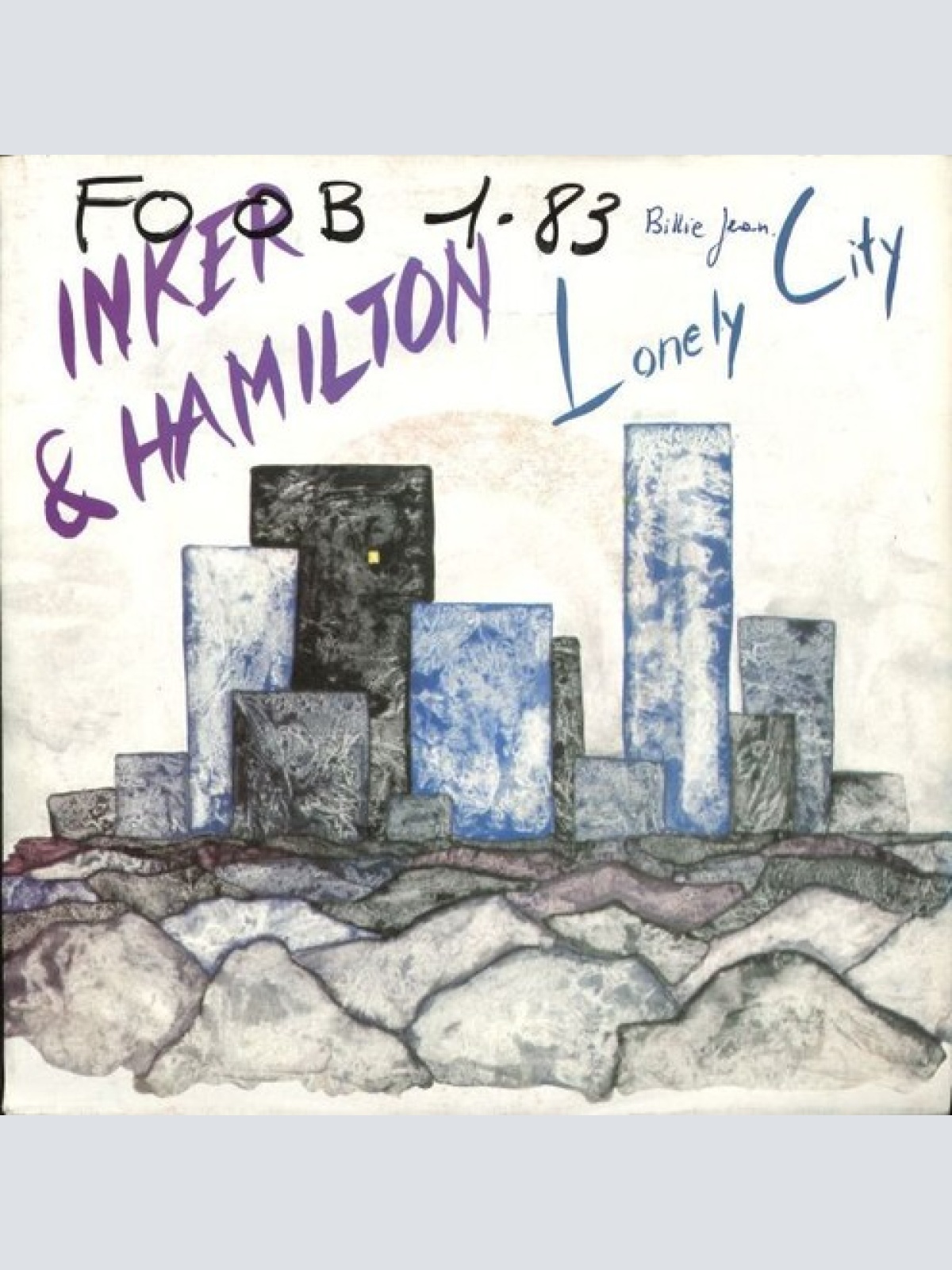 7", Single Inker & Hamilton - Lonely City