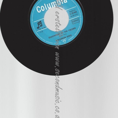 7"   Solomon King  Somewhere In The Crowd