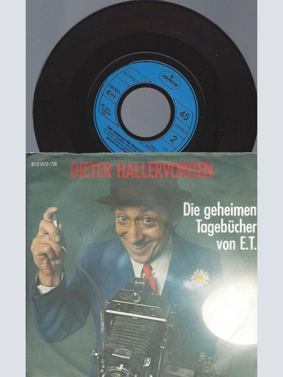 7" Dieter Hallervorden – Die Geheimen Tagebücher Von E.T.
