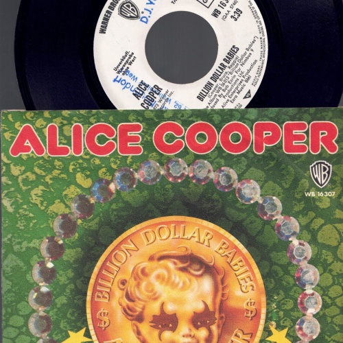 7" Alice Cooper Billion Dollar Babies  Promo
