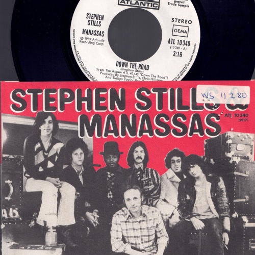 7" Stephan Stills Manassas Down the Road    Promo