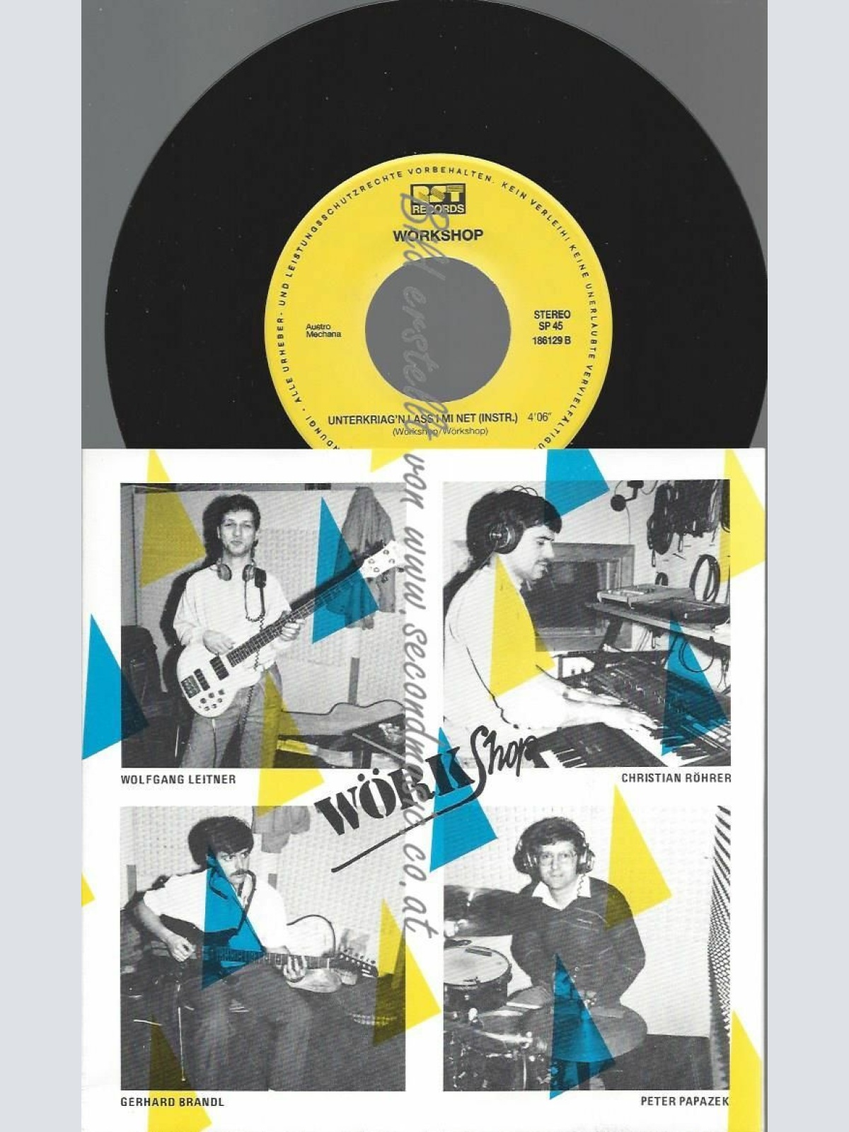 7" WÖRKSHOP UNTERKRIAGN LASS I MI NET  // NM