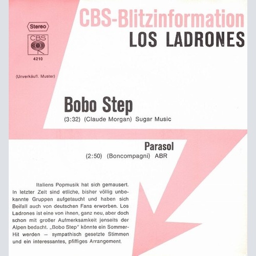 7", Single, Promo Los Ladrones (2) - Bobo Step