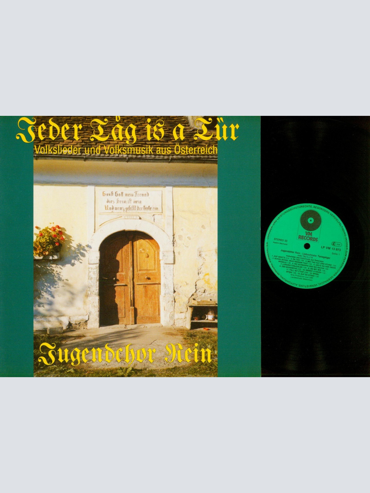 LP-- Jugendchor Rein -- Jeder Tag is a Tür / VM Records   //NM