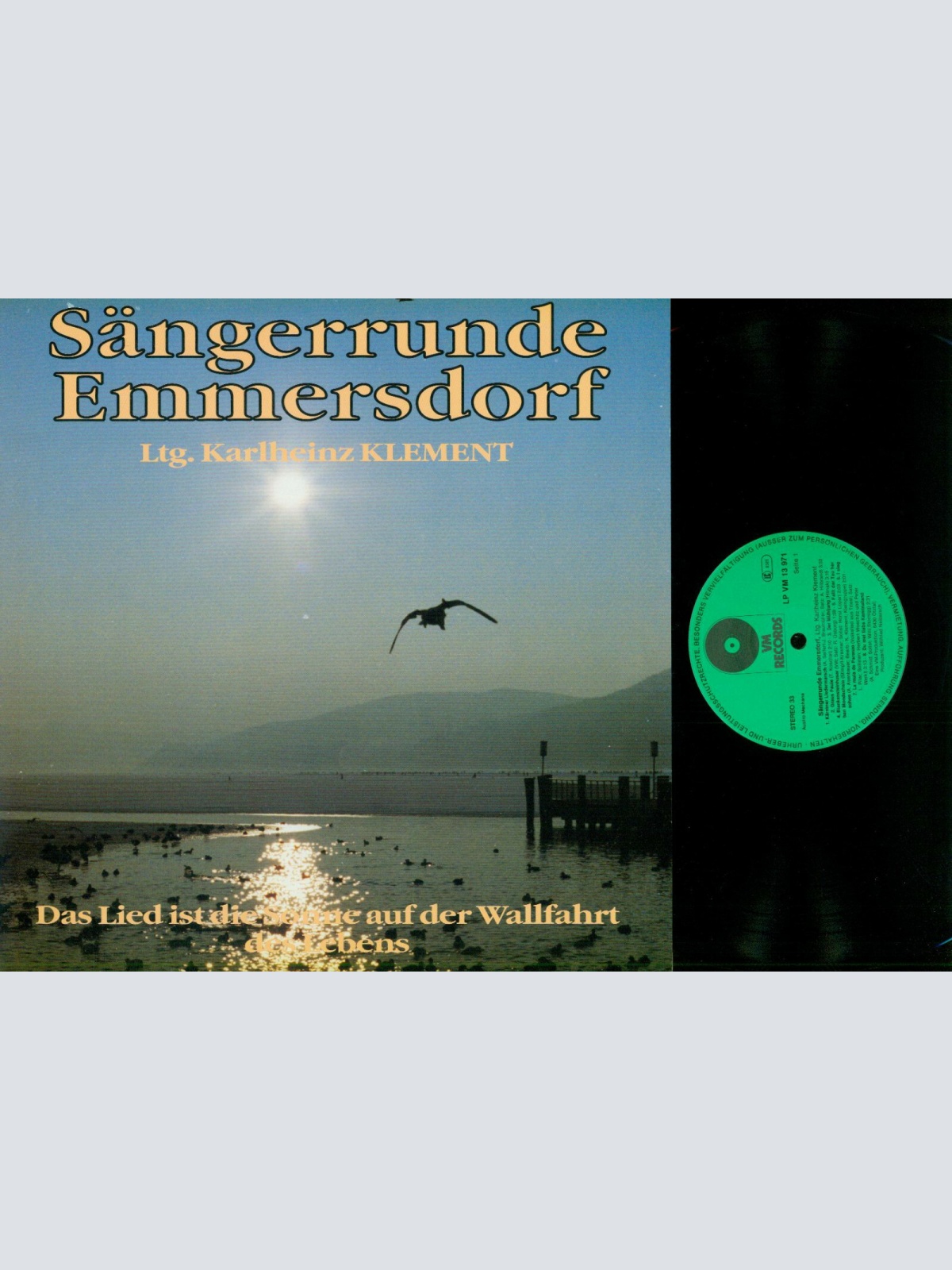 LP--Sängerrunde Emmersdorf,  – Das Lied Ist Die Sonne  / VM Records   //NM