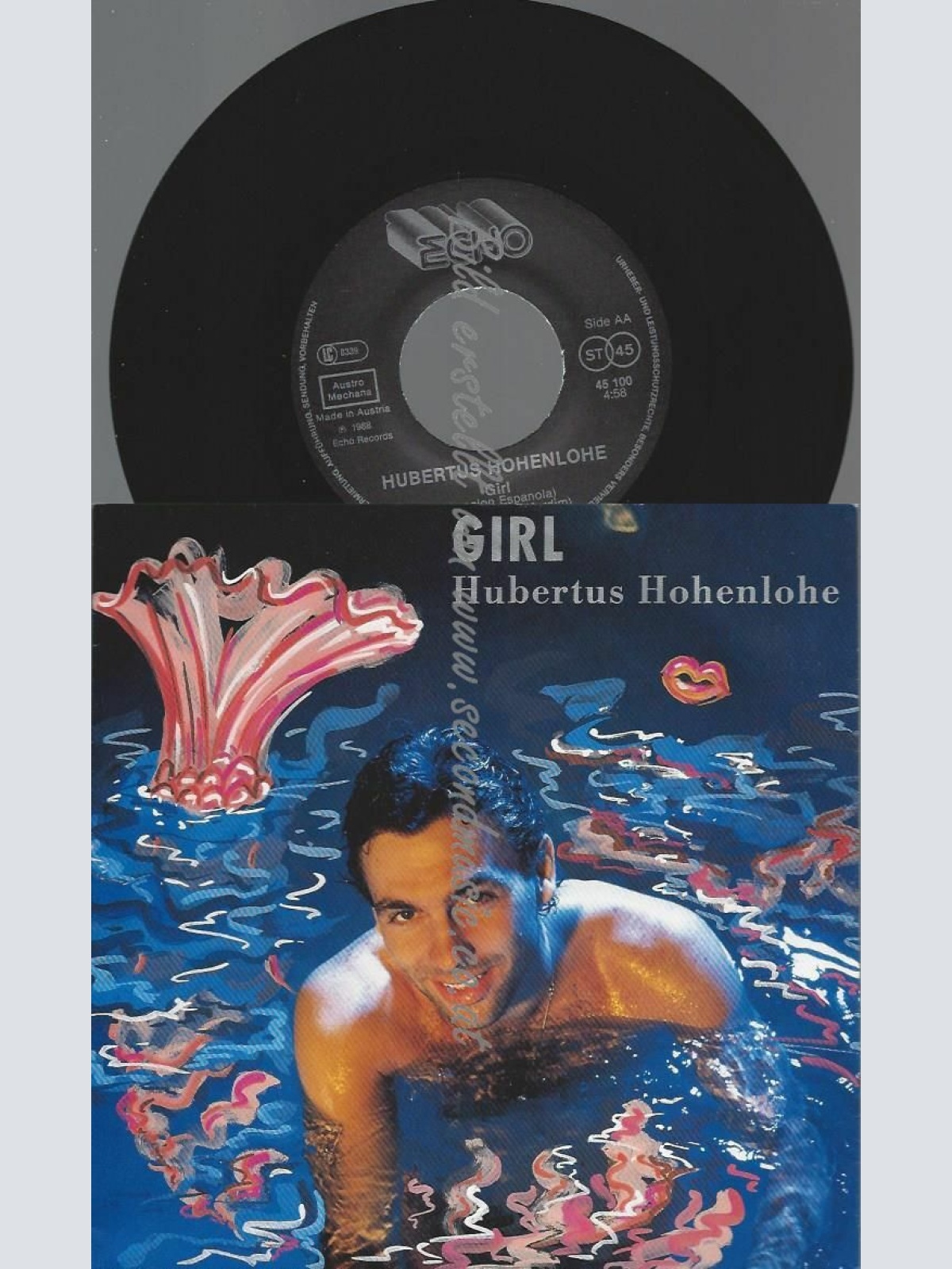 7" HUBERTUS VON HOHENLOHE GIRL  // NM