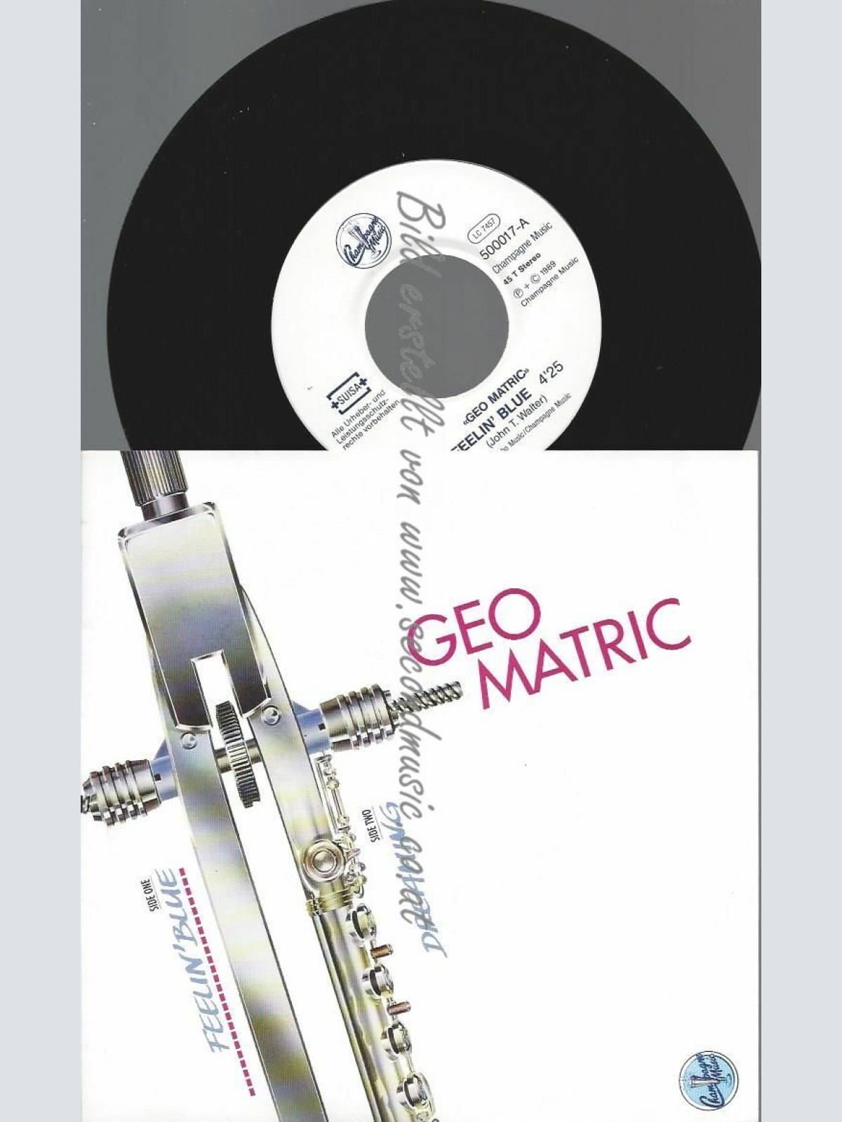 7" GEO MATRIC FEELIN BLUE // NM