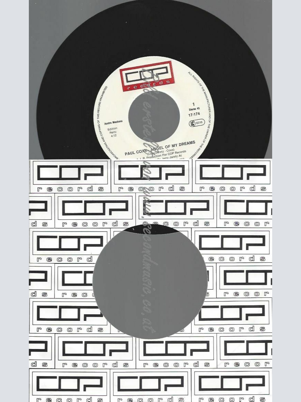 7" PAUL COXX ANGEL OF MY DREAMS  COP 17-174  // NM