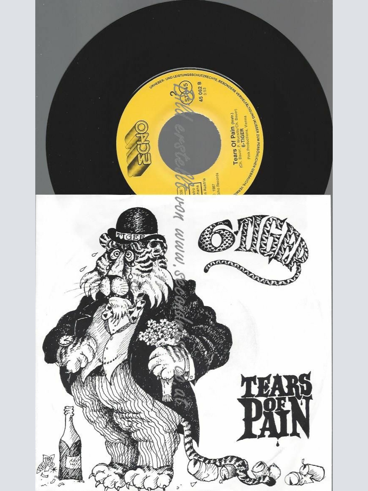 7" 6 TIGER TEARS OF PAIN // NM