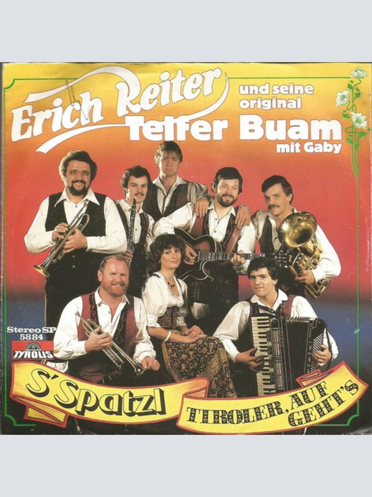 7", Single Erich Reiter Und Seine Original Telfer Buam - S'Spatzl / Tiroler, ...
