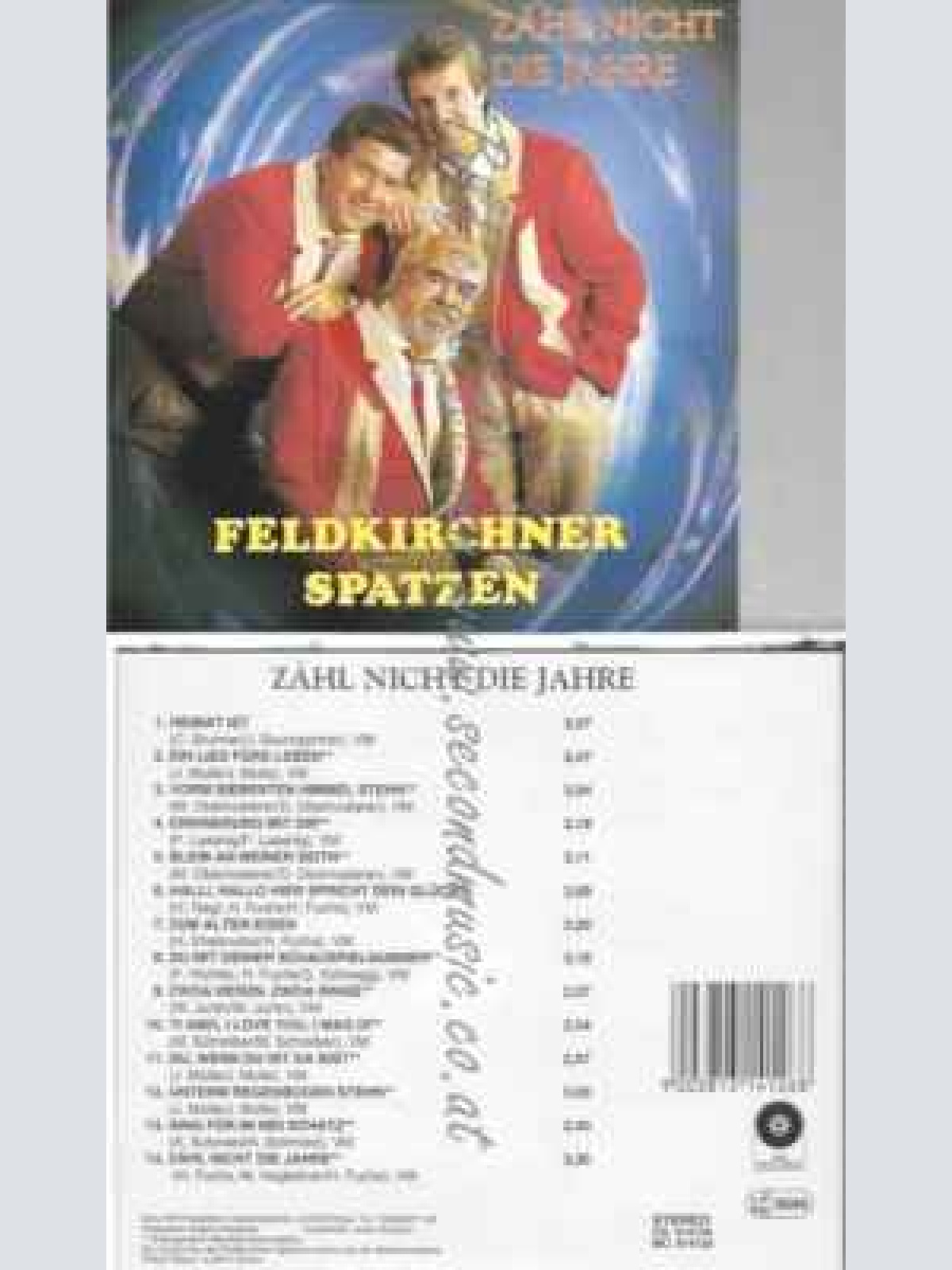 CD-- Feldkirchner Spatzen --Zähl nicht jede Stunde