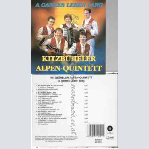 CD--KITZBÜHELER ALPEN-QUINTETT--A GANZES LEBEN LANG