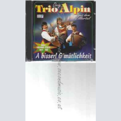 CD--TRIO ALPIN | --A BISSERL G'MÜTLICHKEIT